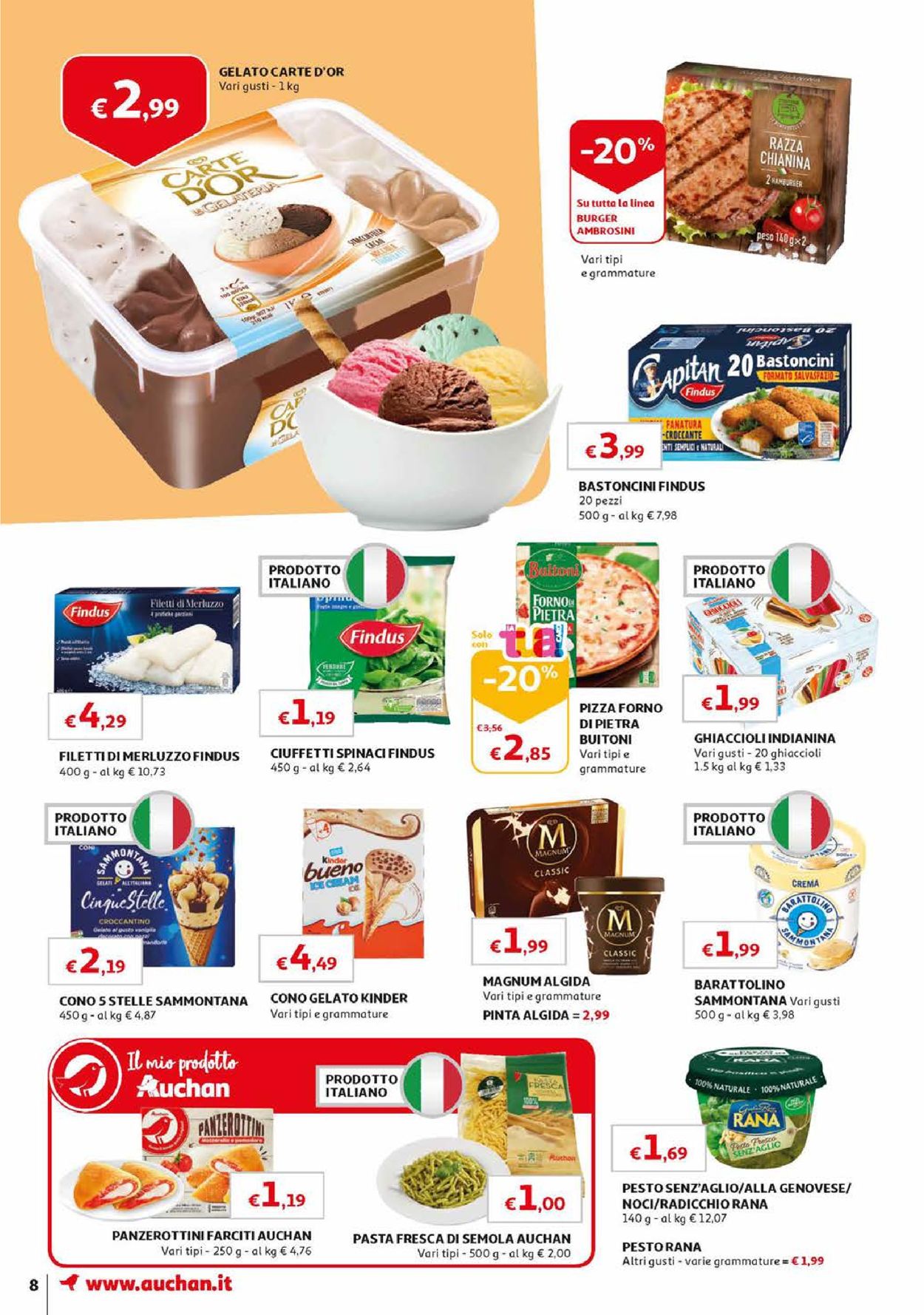 Volantino Auchan - Offerte 01/08-08/08/2019 (Pagina 8)