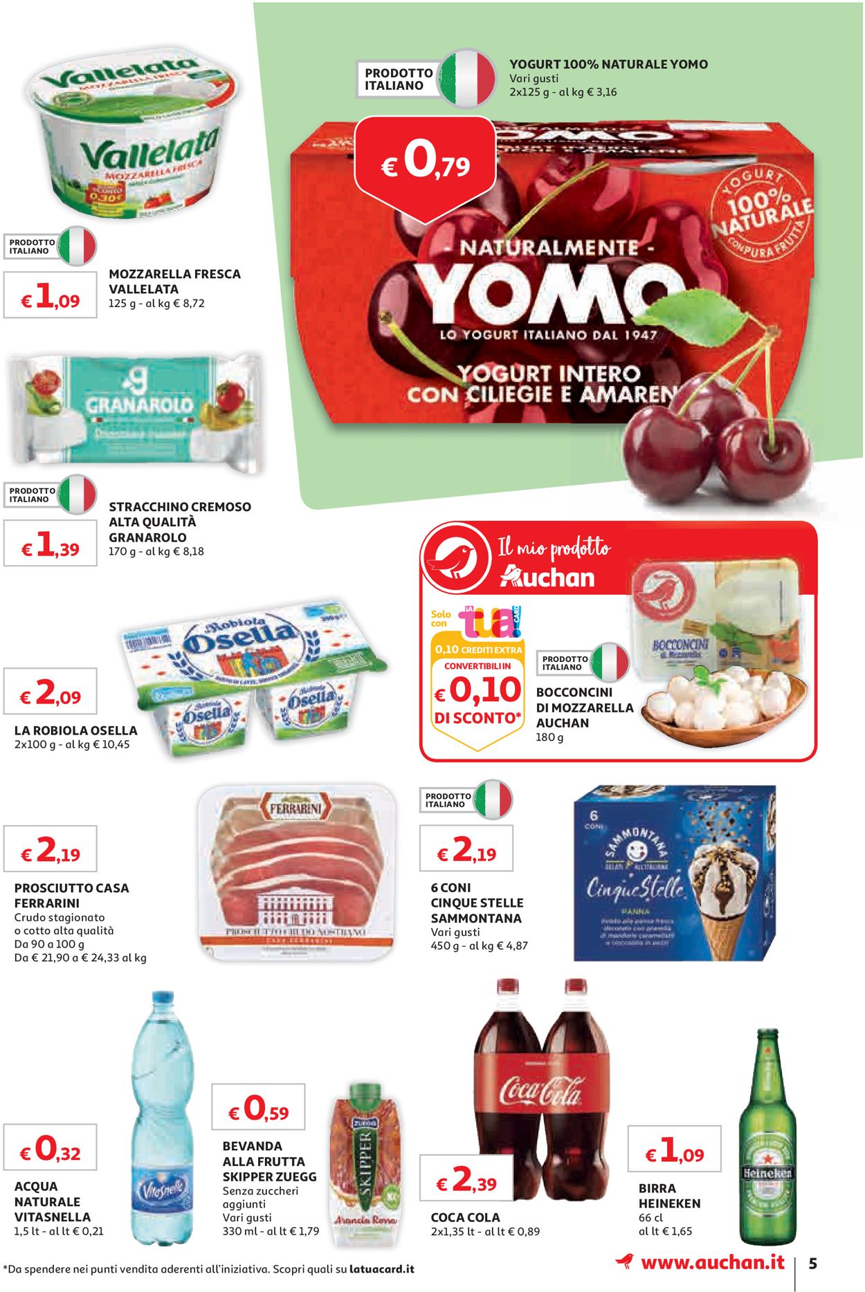 Volantino Auchan - Offerte 01/08-08/08/2019 (Pagina 5)