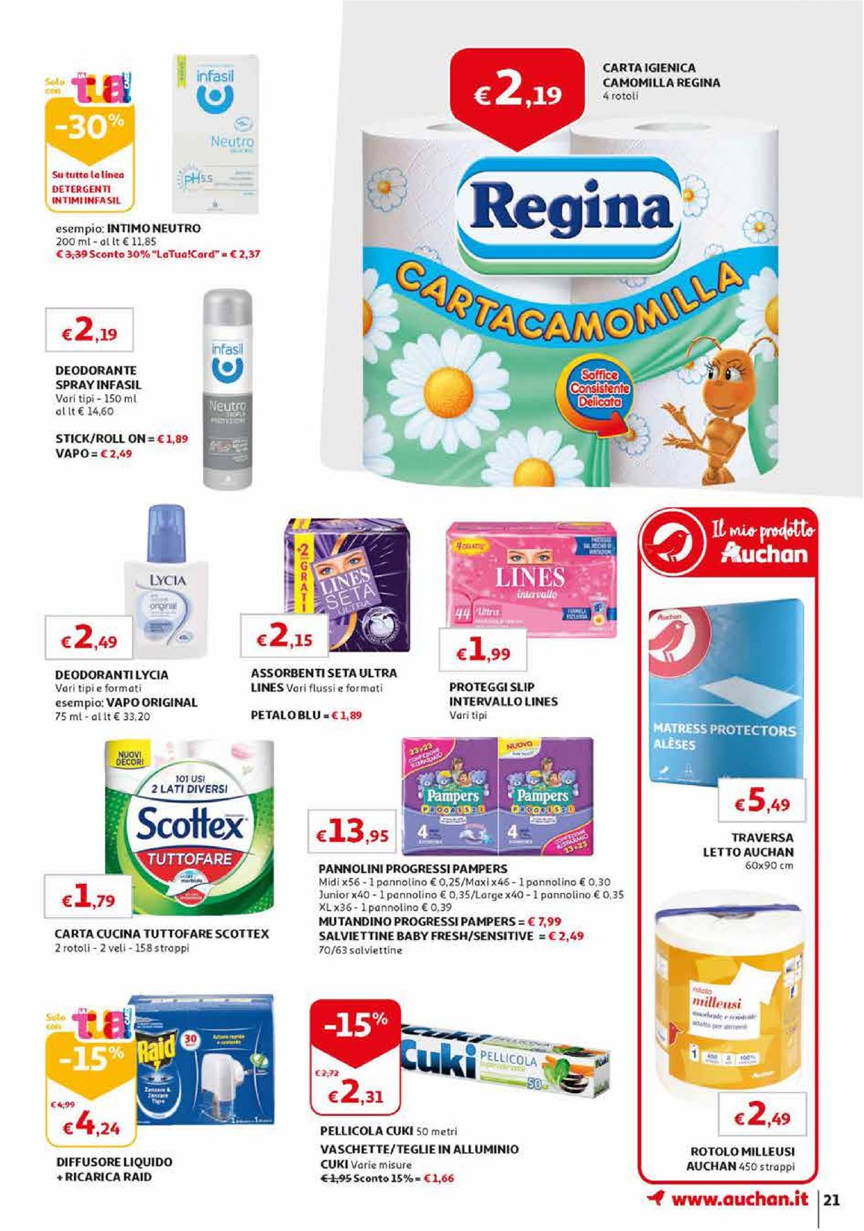 Volantino Auchan - Offerte 09/08-19/08/2019 (Pagina 21)