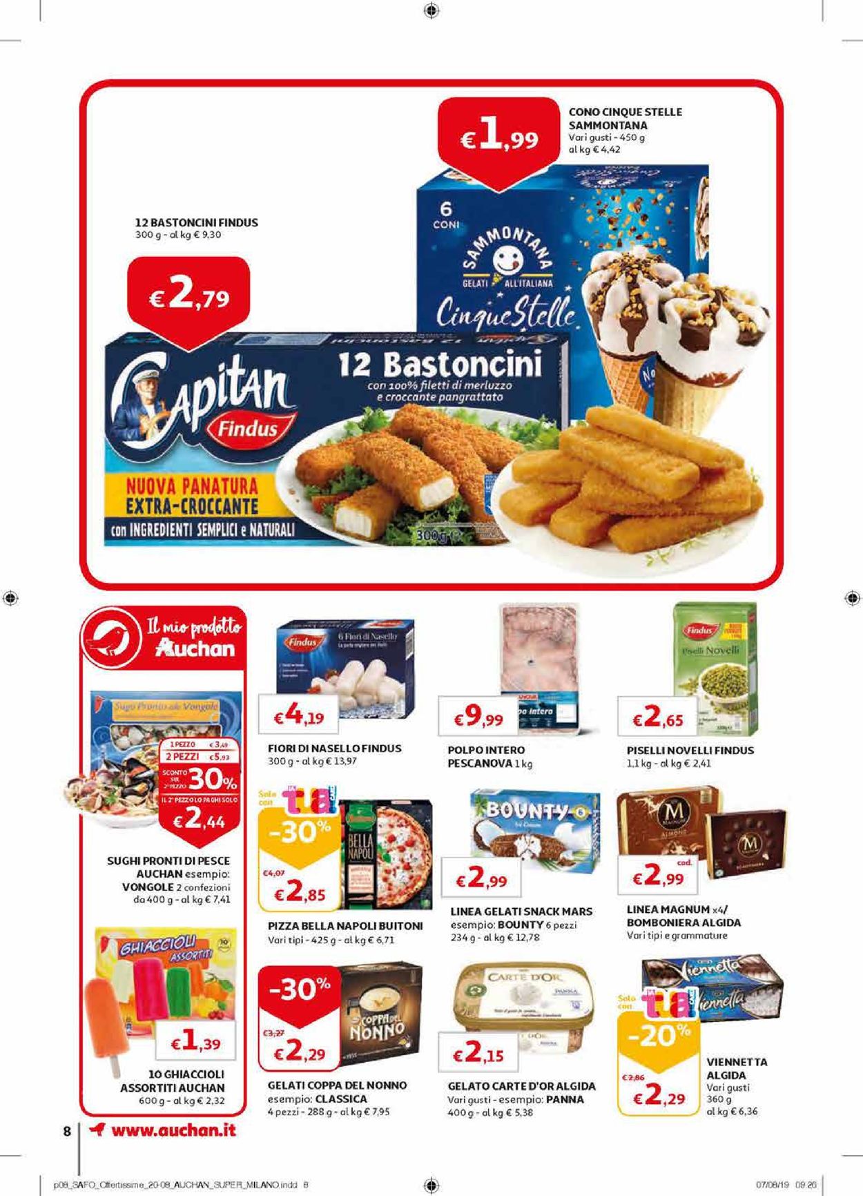 Volantino Auchan - Offerte 20/08-28/08/2019 (Pagina 8)