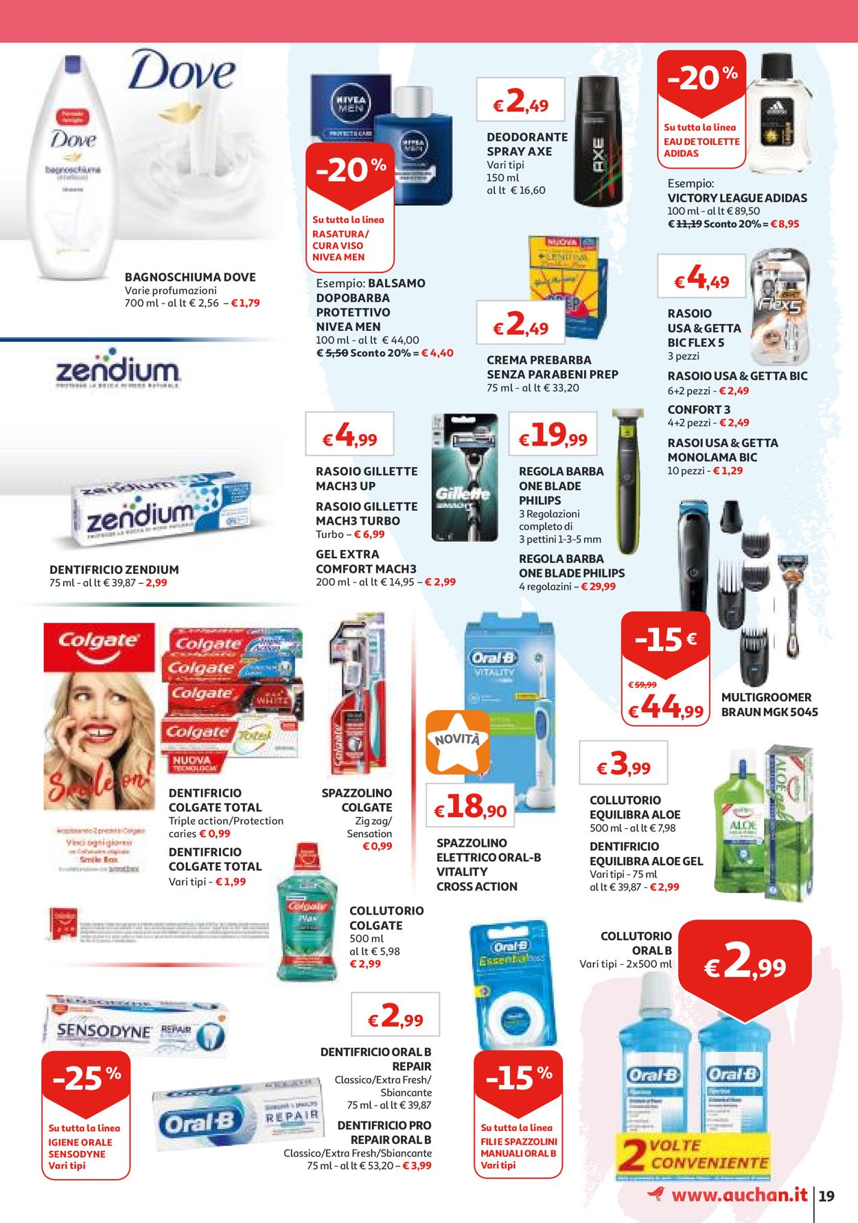 Volantino Auchan - Offerte 29/08-09/09/2019 (Pagina 19)