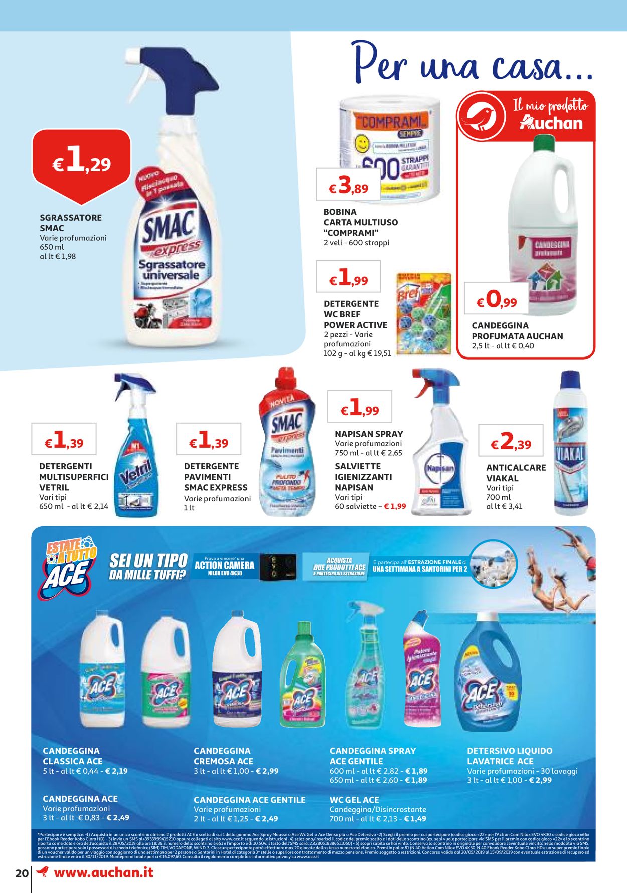Volantino Auchan - Offerte 29/08-09/09/2019 (Pagina 20)
