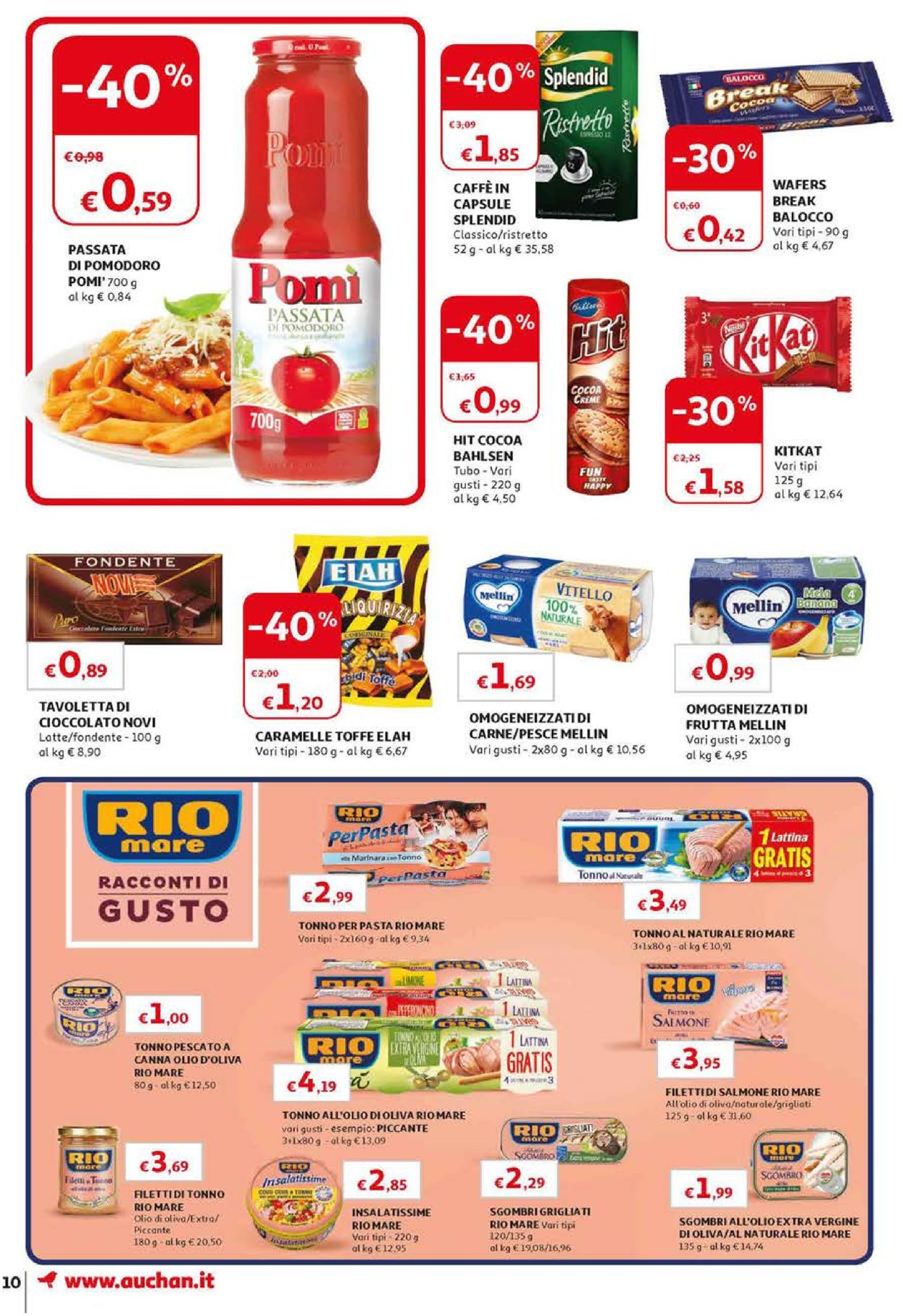 Volantino Auchan - Offerte 10/09-18/09/2019 (Pagina 10)