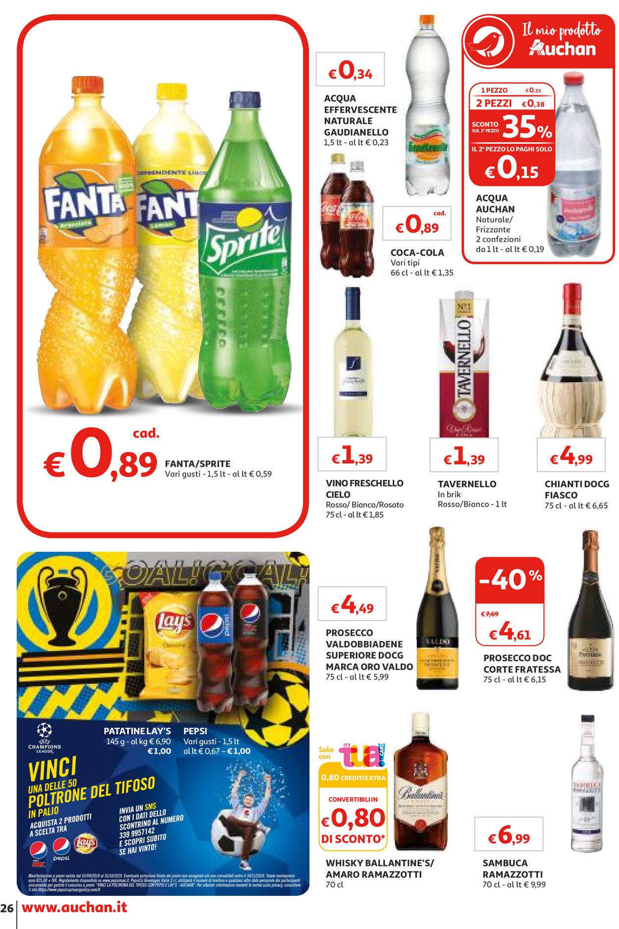 Volantino Auchan - Offerte 19/09-30/09/2019 (Pagina 26)