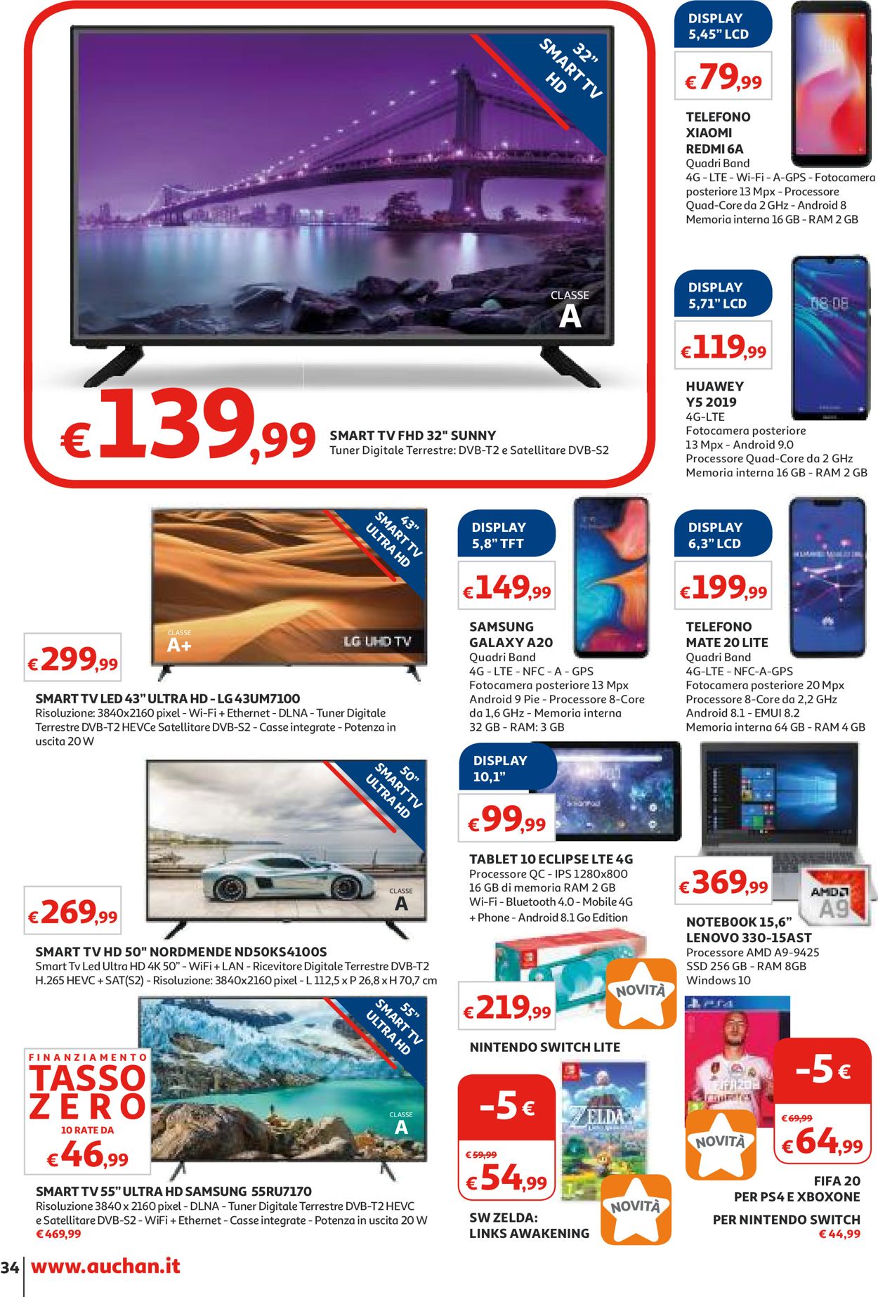 Volantino Auchan - Offerte 19/09-30/09/2019 (Pagina 34)