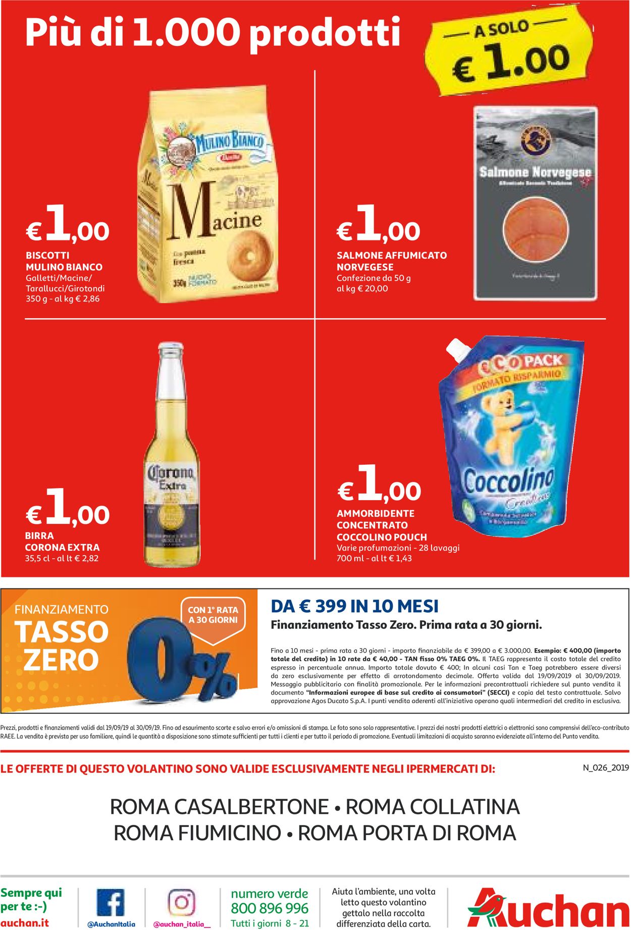 Volantino Auchan - Offerte 19/09-30/09/2019 (Pagina 36)