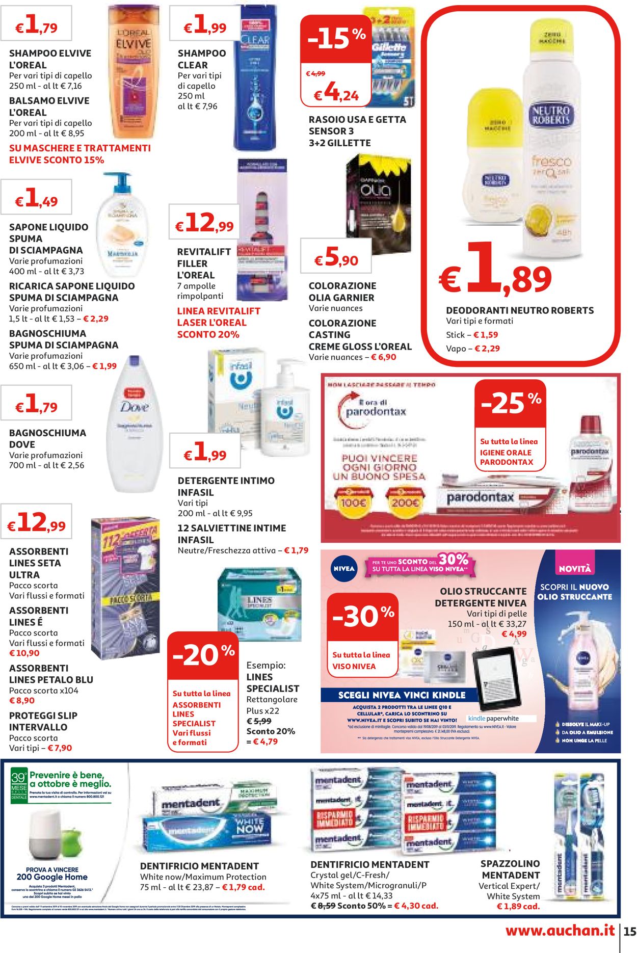 Volantino Auchan - Offerte 30/09-09/10/2019 (Pagina 15)