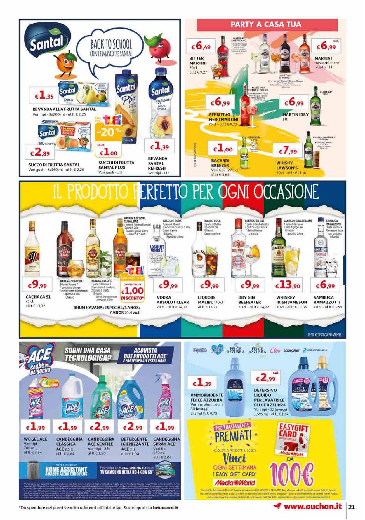 Volantino Auchan - Offerte 30/09-09/10/2019 (Pagina 21)