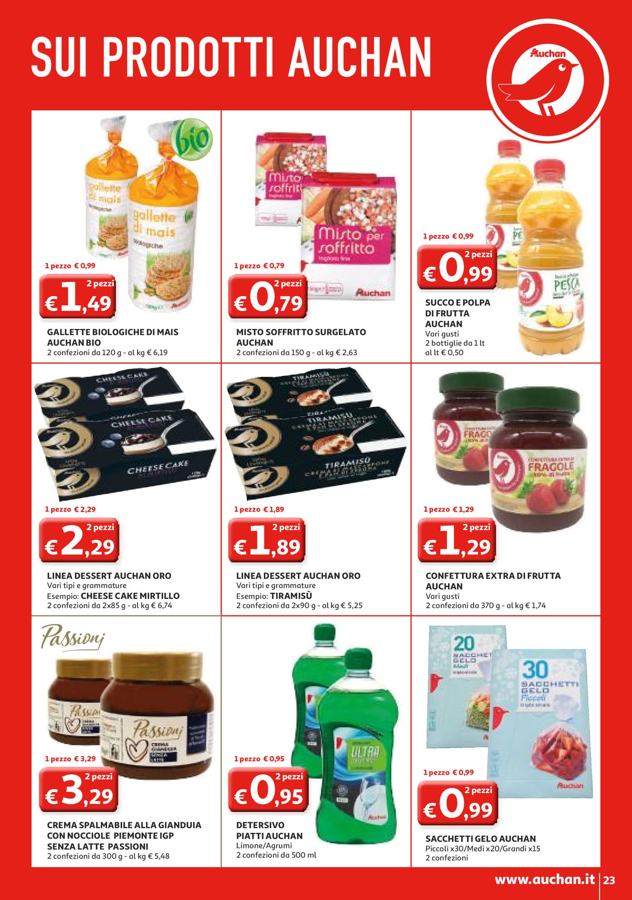 Volantino Auchan - Offerte 31/10-14/11/2019 (Pagina 23)
