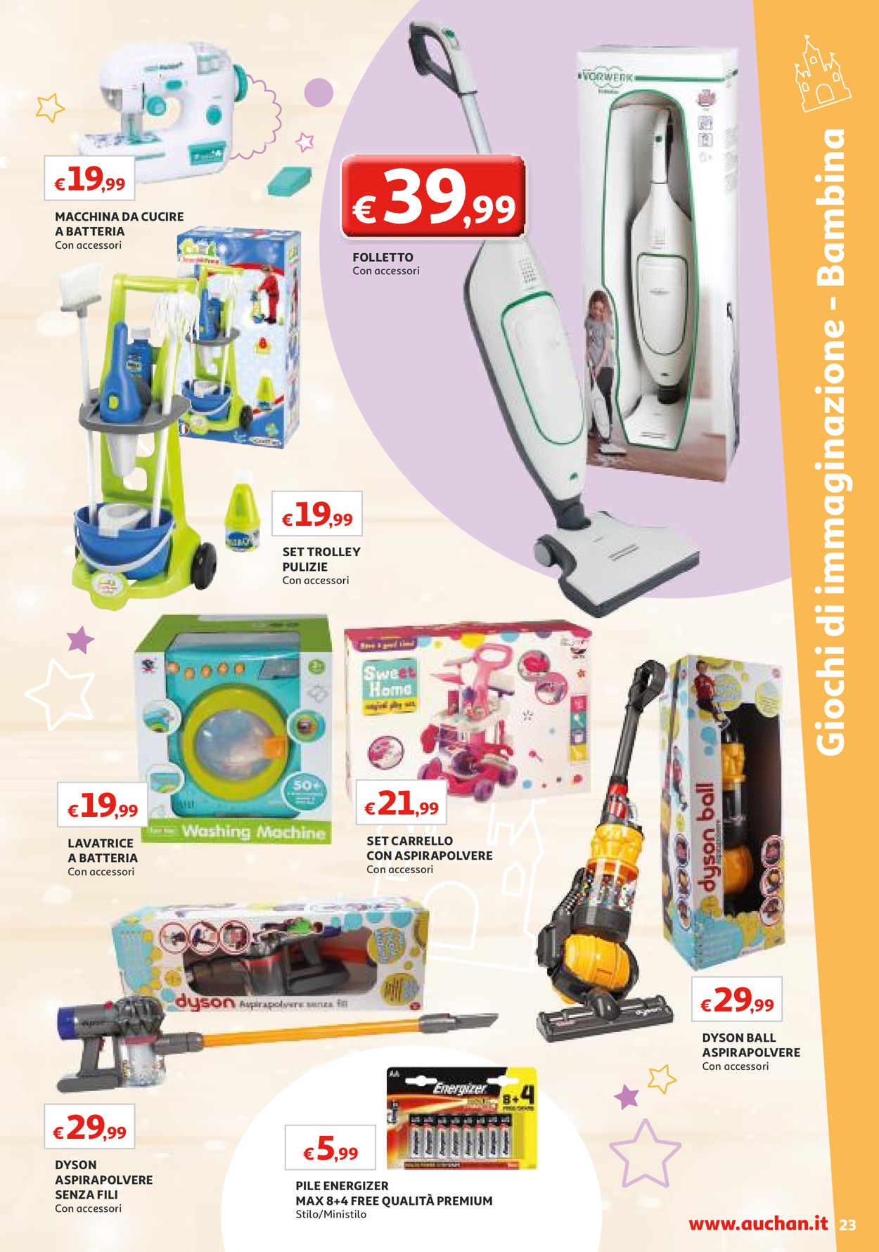 Volantino Auchan - Offerte 02/11-12/12/2019 (Pagina 23)