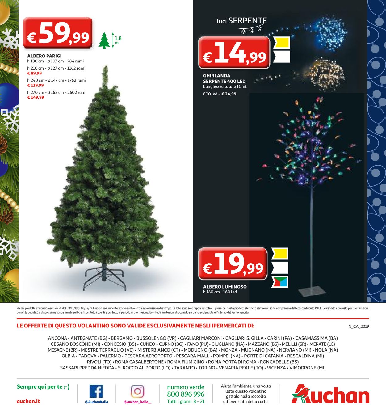Volantino Auchan - Offerte 11/11-08/12/2019 (Pagina 24)