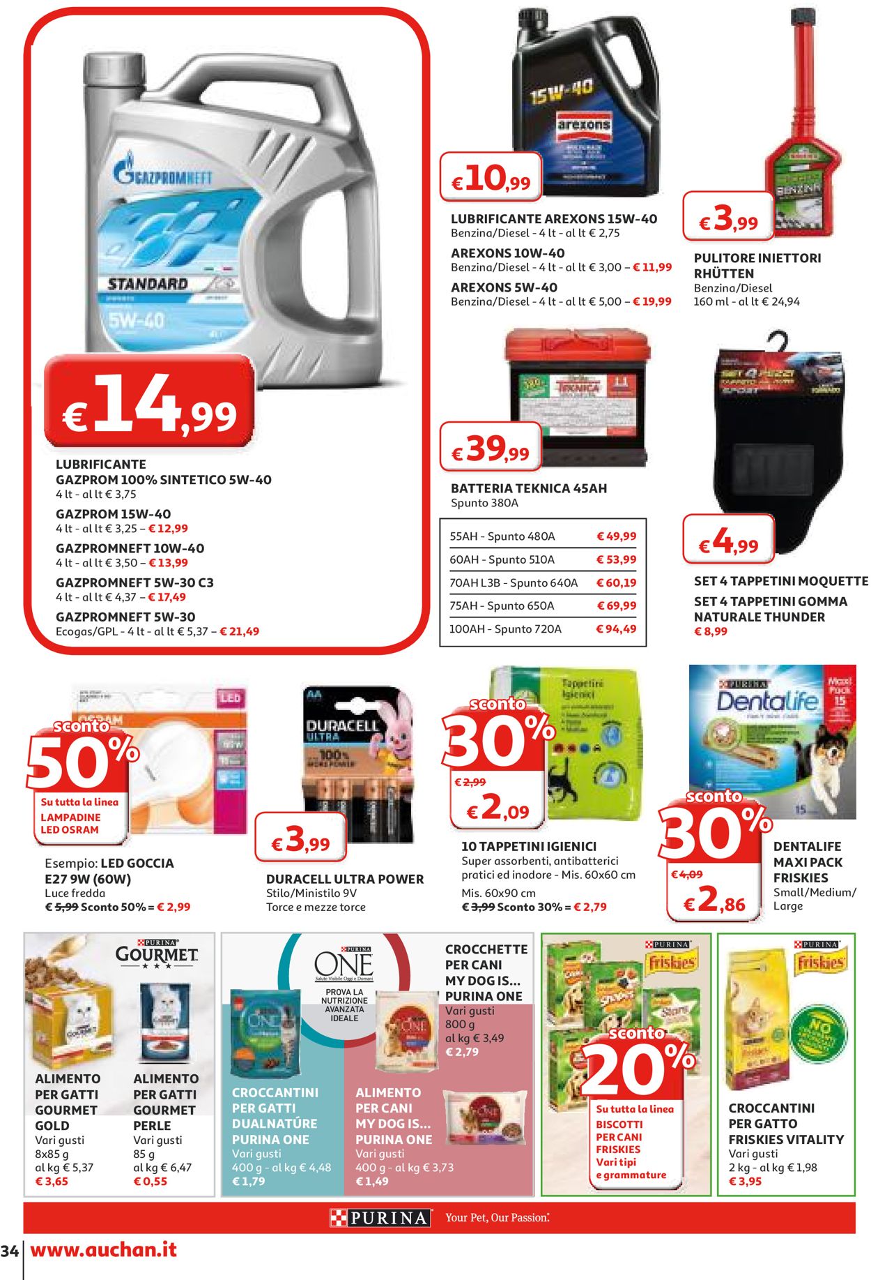 Volantino Il volantino natalizio di Auchan - Offerte 13/12-24/12/2019 (Pagina 34)