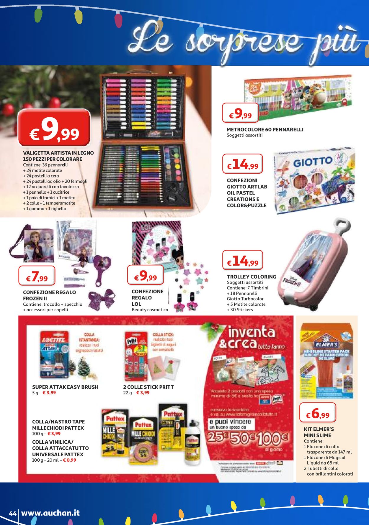 Volantino Il volantino natalizio di Auchan - Offerte 13/12-24/12/2019 (Pagina 44)