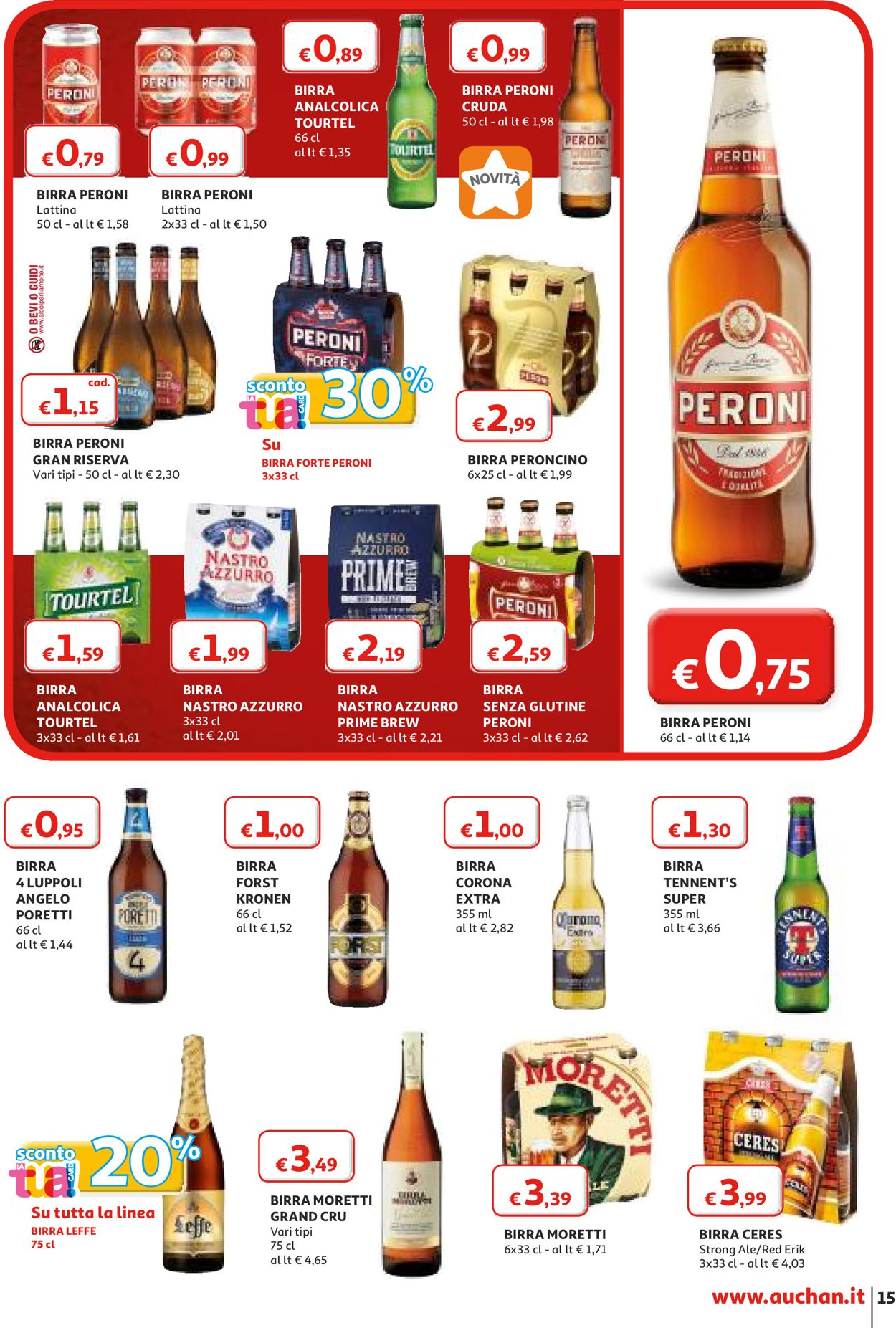 Volantino Volantino per Capodanno - Auchan - Offerte 27/12-06/01/2020 (Pagina 15)