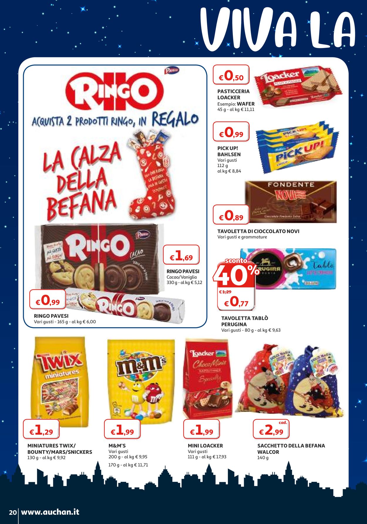 Volantino Volantino per Capodanno - Auchan - Offerte 27/12-06/01/2020 (Pagina 20)