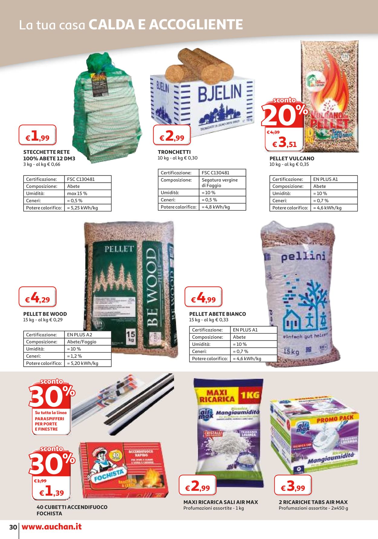 Volantino Volantino per Capodanno - Auchan - Offerte 27/12-06/01/2020 (Pagina 30)