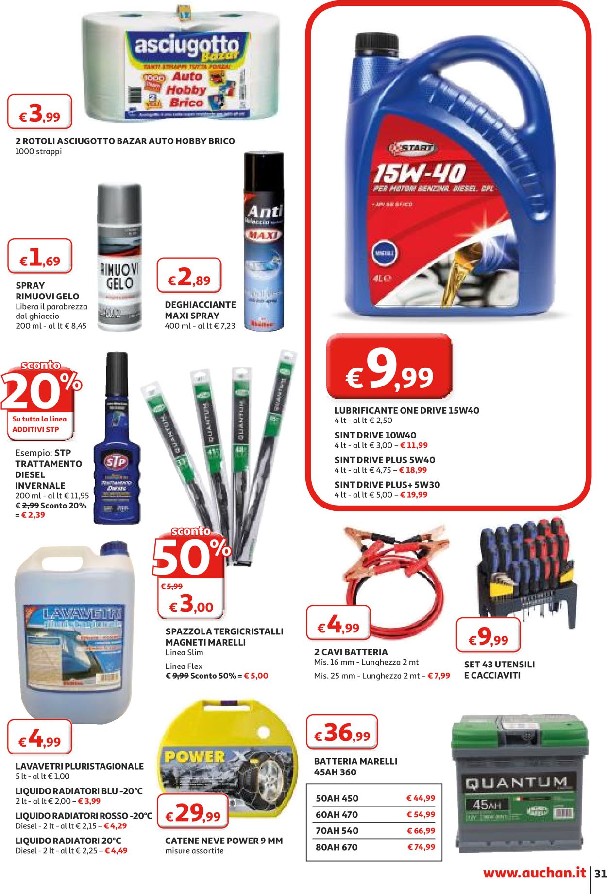 Volantino Volantino per Capodanno - Auchan - Offerte 27/12-06/01/2020 (Pagina 31)