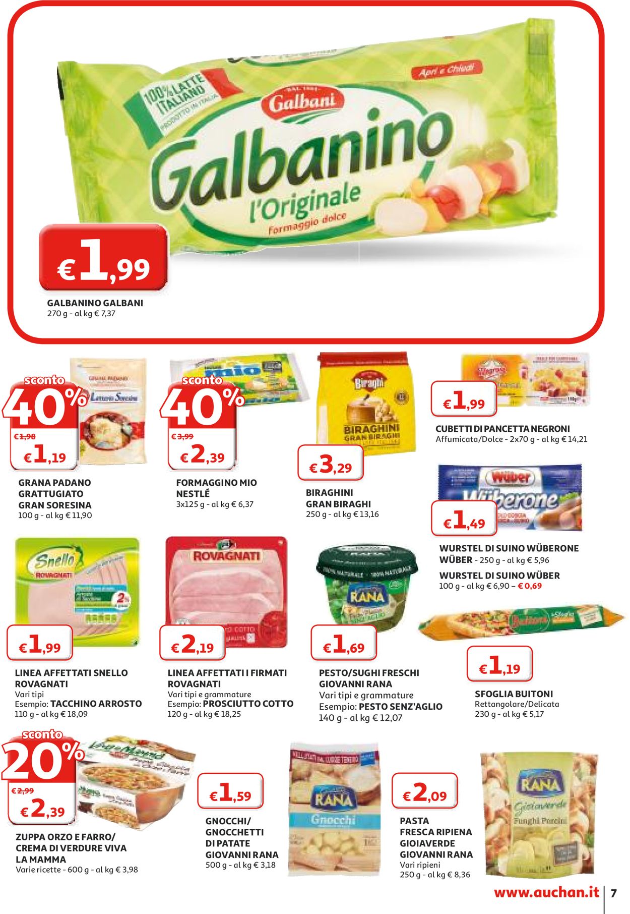Volantino Auchan - Offerte 07/01-15/01/2020 (Pagina 7)