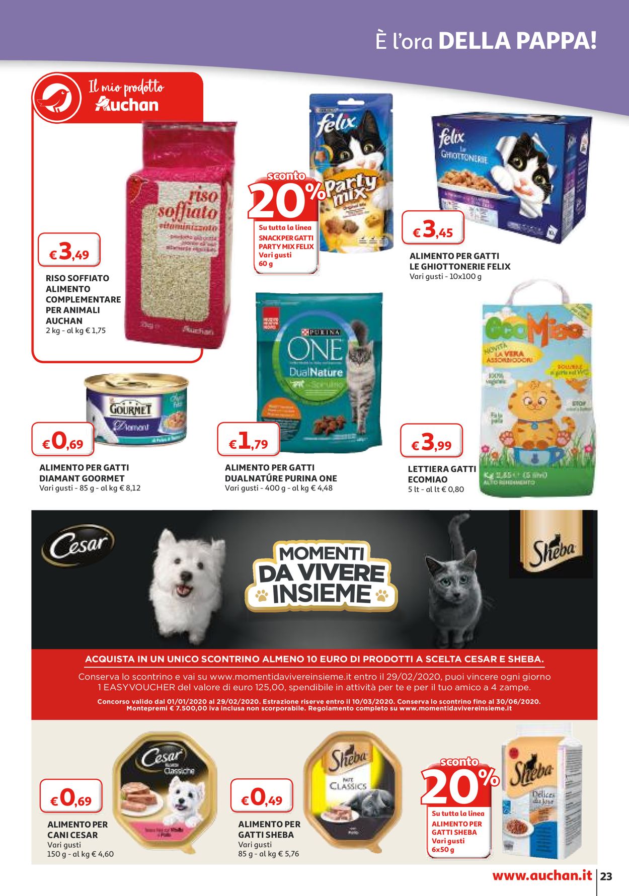 Volantino Auchan - Offerte 27/01-05/02/2020 (Pagina 23)