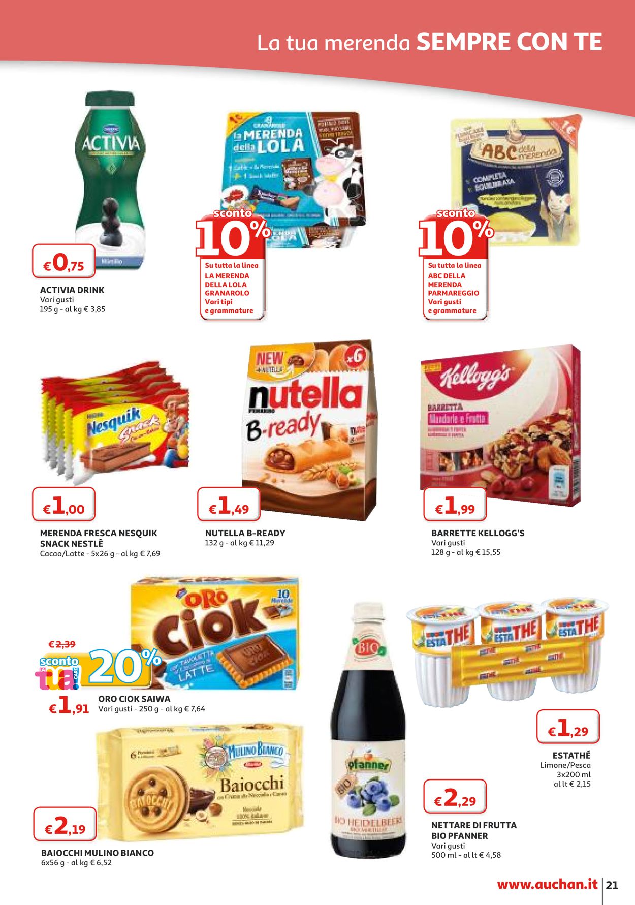 Volantino Auchan - Offerte 06/02-16/02/2020 (Pagina 21)