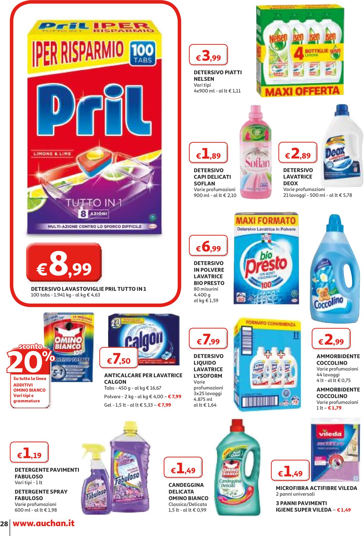 Volantino Auchan - Offerte 30/03-11/04/2020 (Pagina 28)