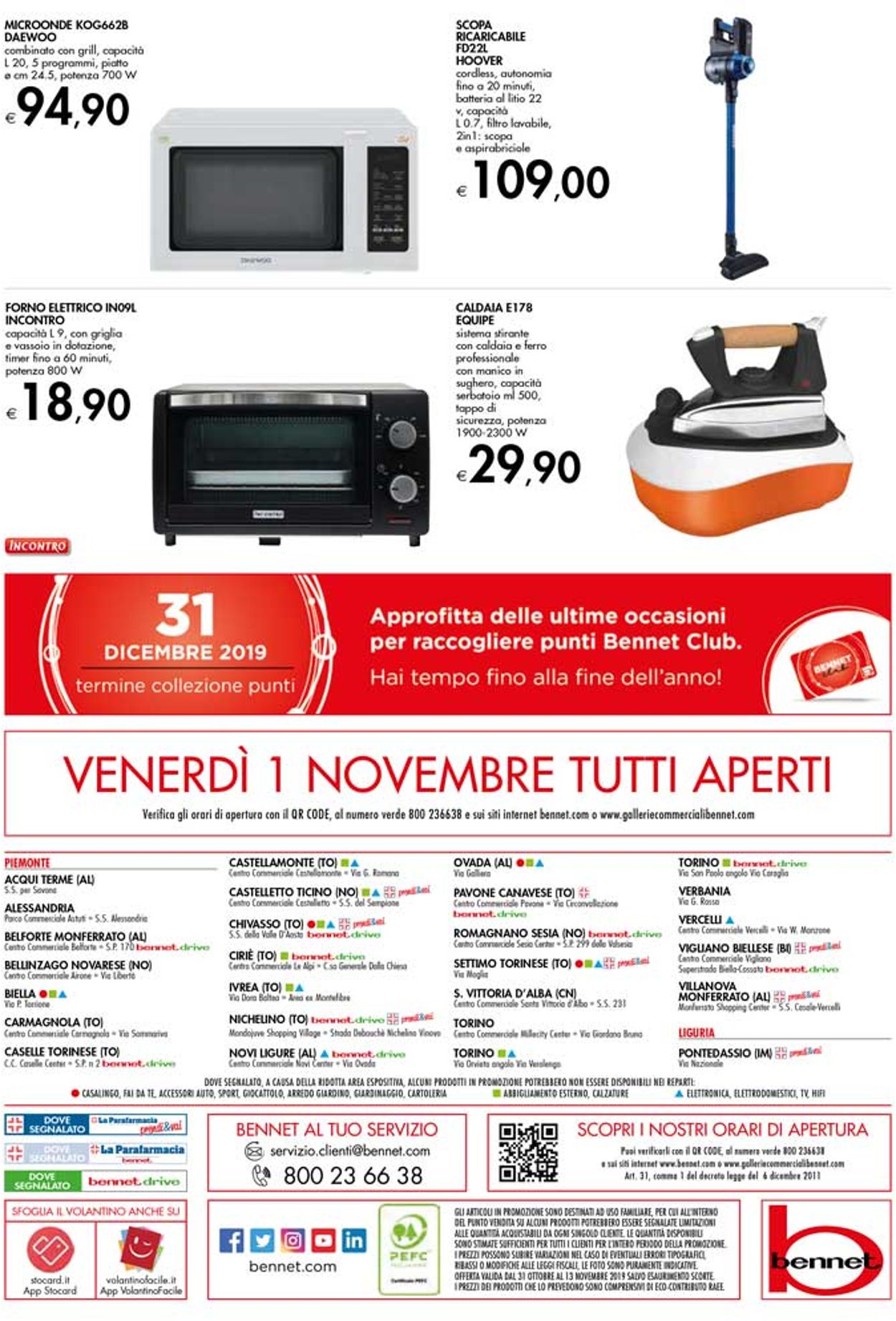 Volantino bennet - Offerte 31/10-13/11/2019 (Pagina 32)