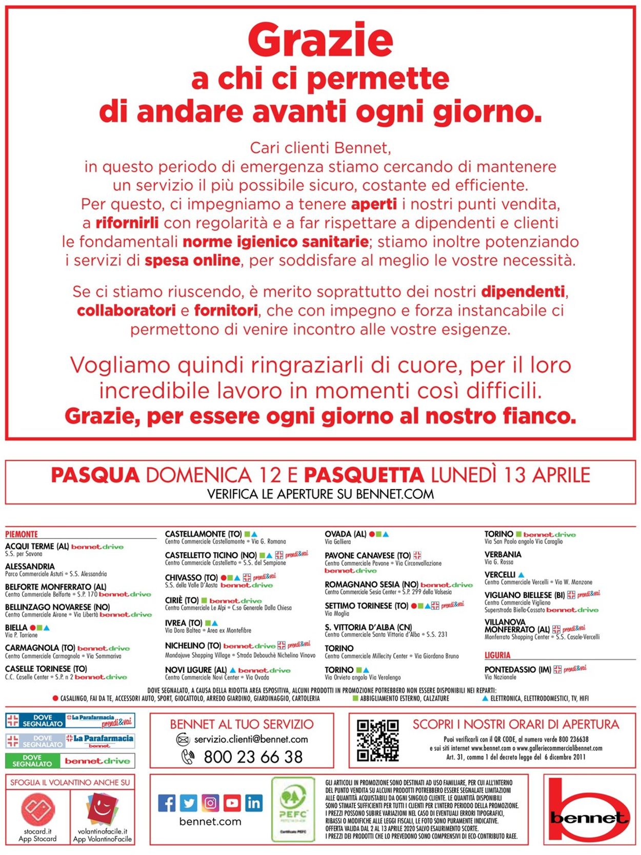 Volantino bennet - Offerte 02/04-13/04/2020 (Pagina 28)