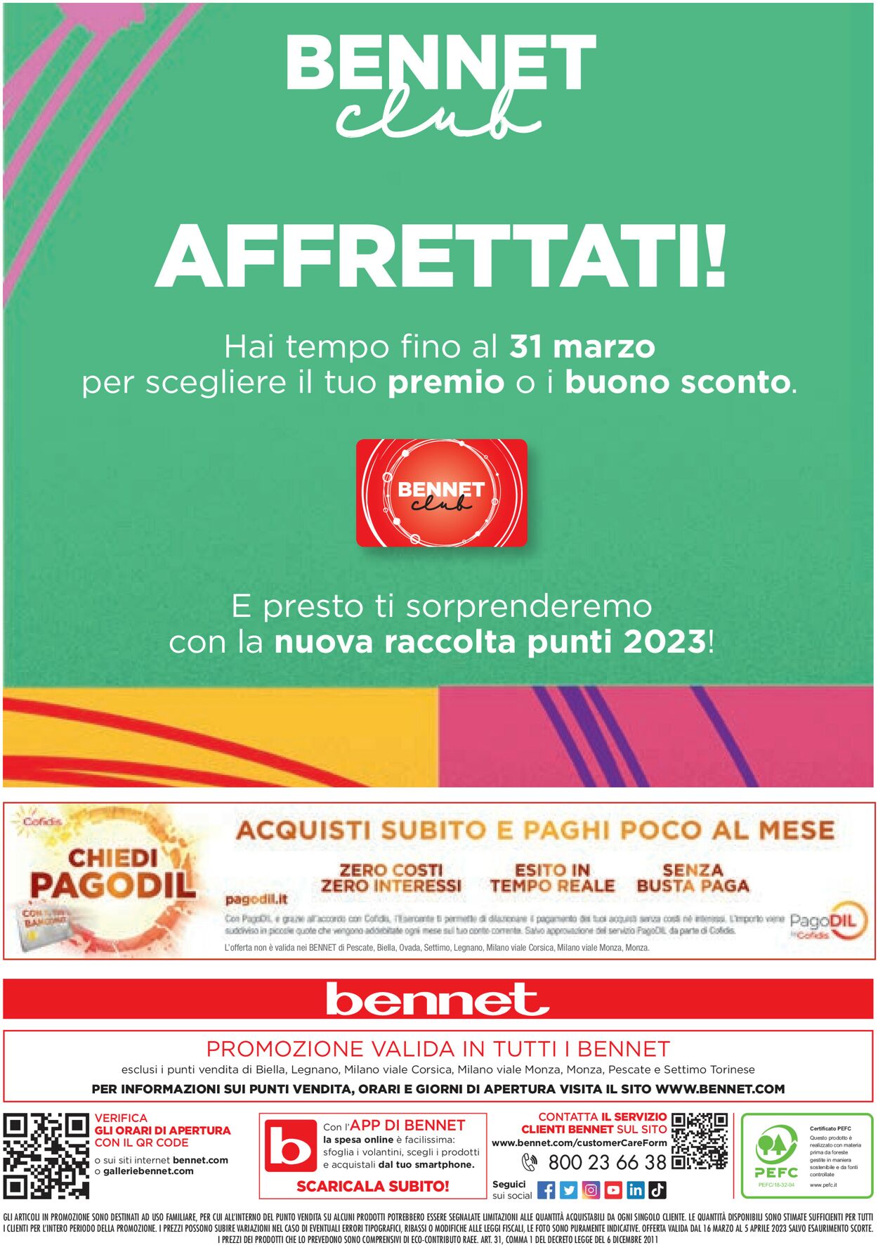Volantino bennet - Offerte 16/03-05/04/2023 (Pagina 16)