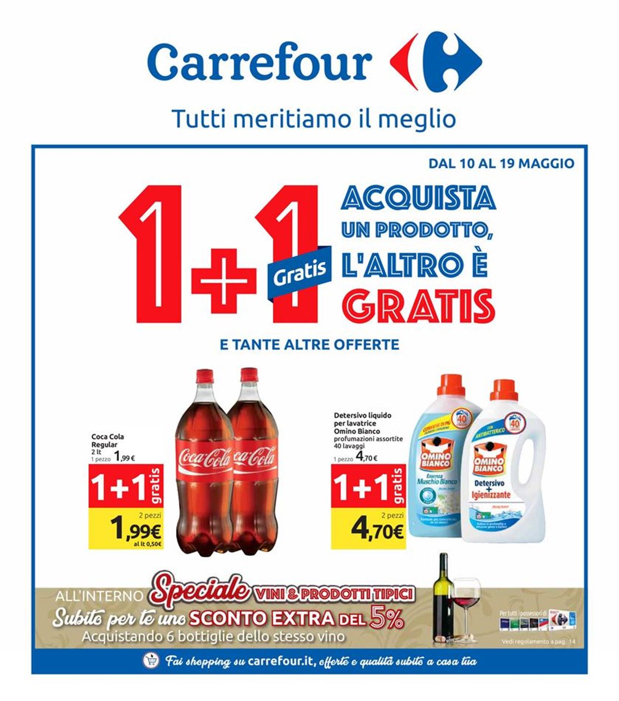 Volantino Carrefour - Offerte 10/05-19/05/2019