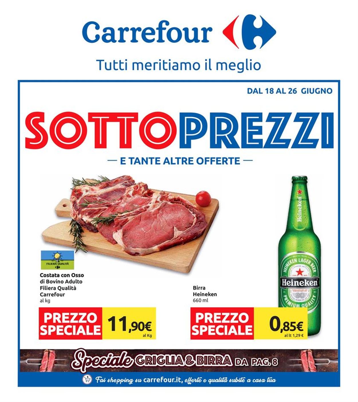 Volantino Carrefour - Offerte 18/06-26/06/2019
