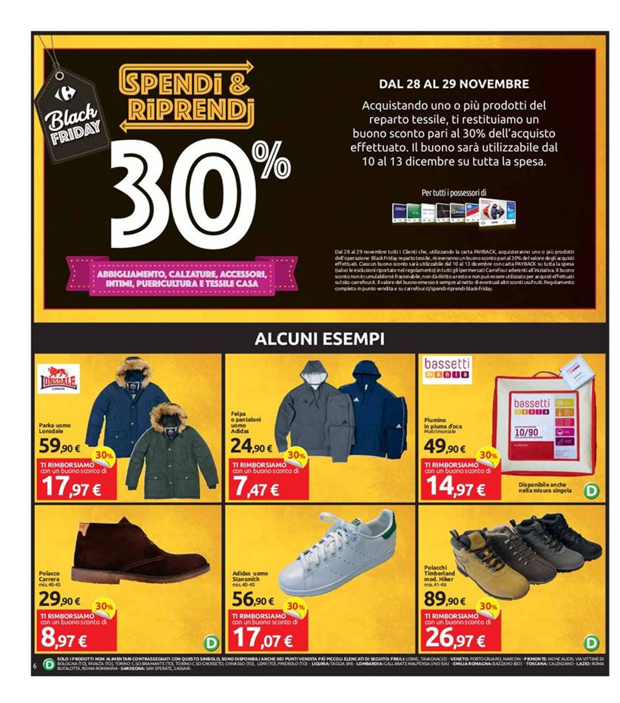 Volantino Carrefour BLACK FRIDAY 2019 - Offerte 28/11-29/11/2019 (Pagina 6)