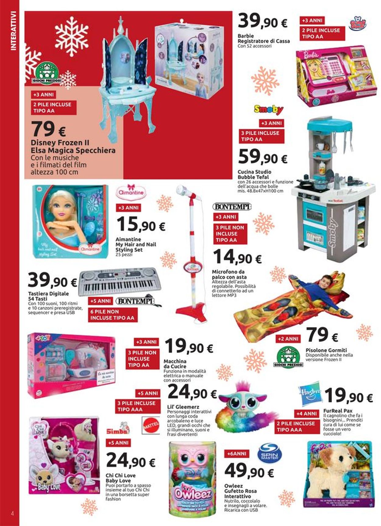 Volantino Il volantino natalizio di Carrefour - Offerte 29/11-24/12/2019 (Pagina 4)