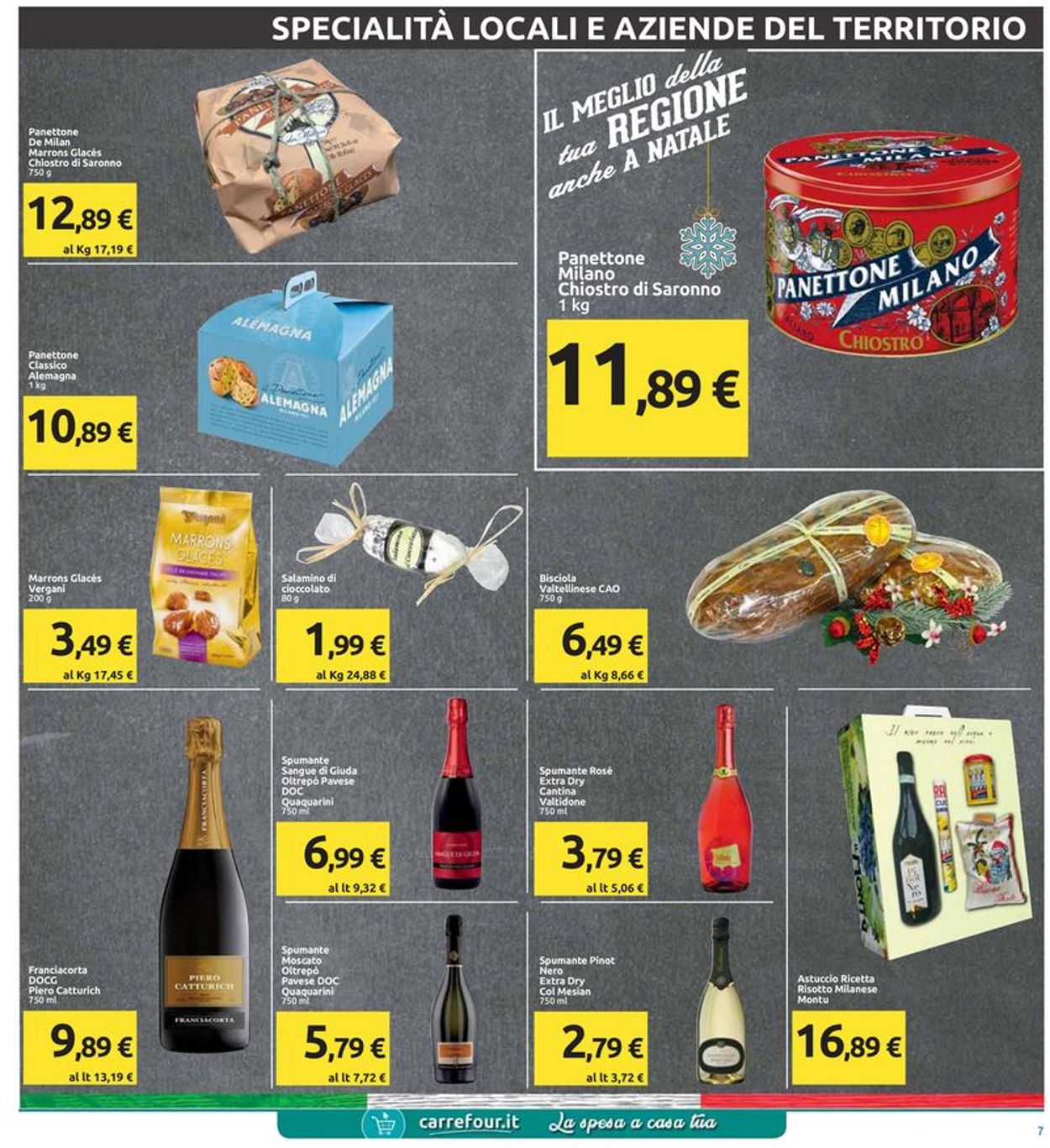 Volantino Il volantino natalizio di Carrefour - Offerte 10/12-01/01/2020 (Pagina 7)