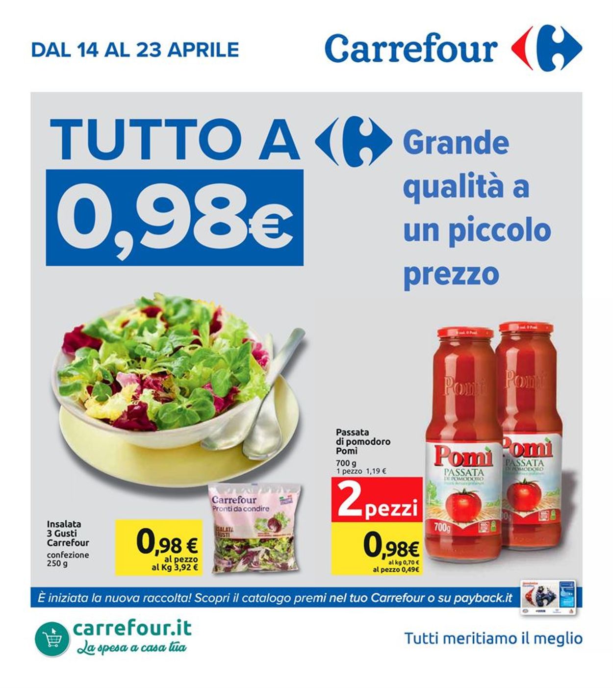 Volantino Carrefour - Offerte 14/04-23/04/2020