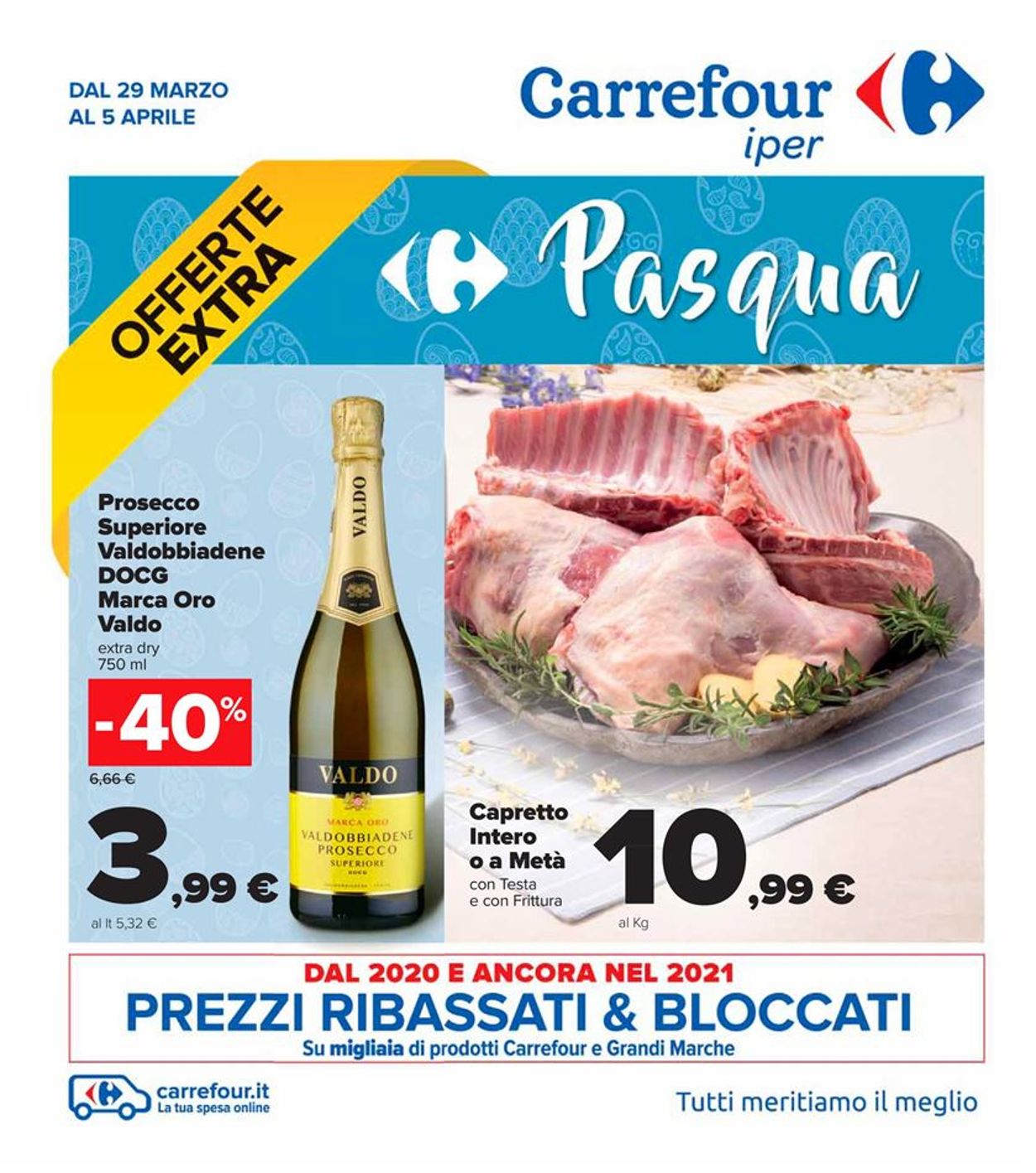Volantino Carrefour - Pasqua 2021! - Offerte 29/03-05/04/2021