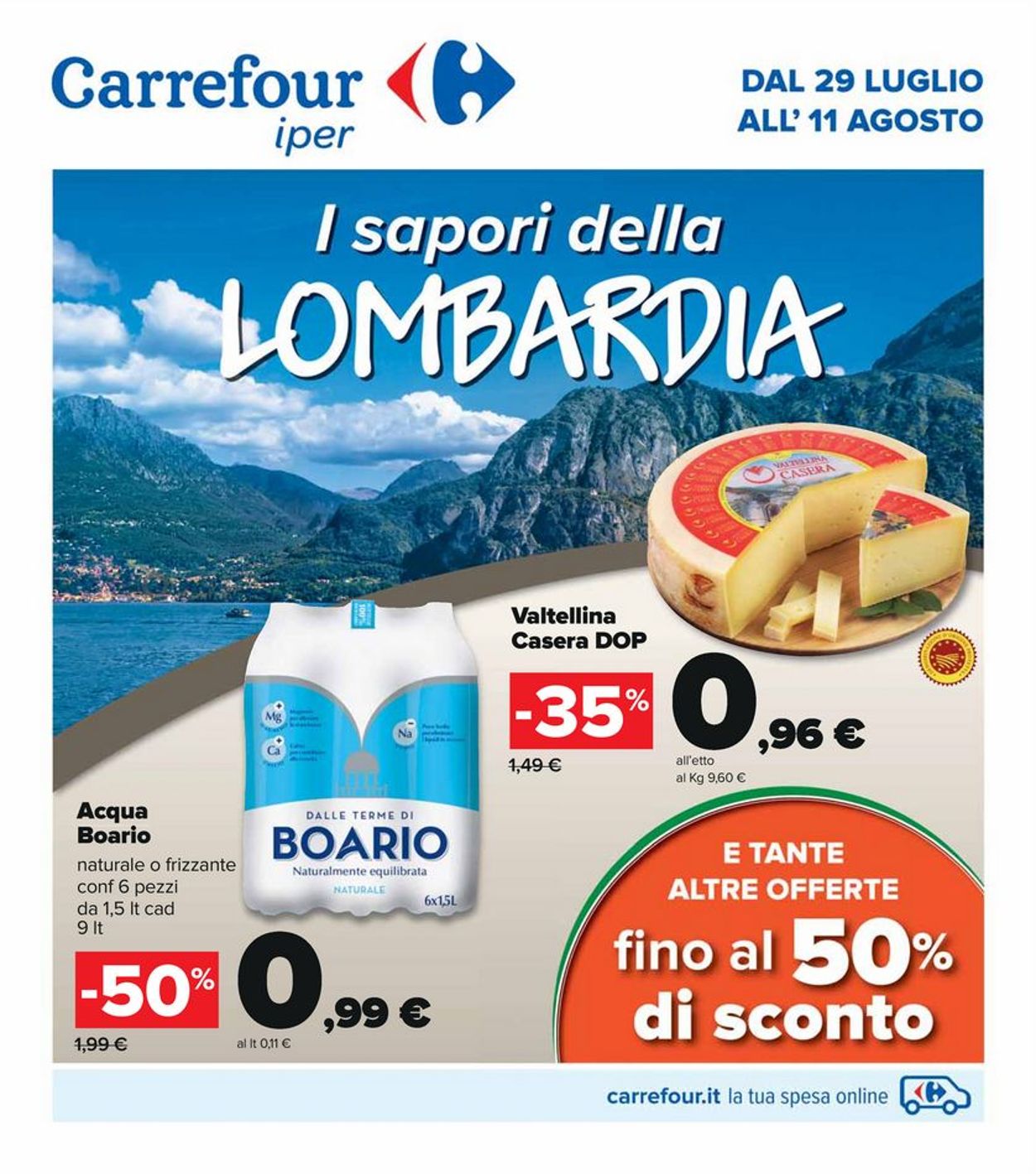 Volantino Carrefour - Offerte 29/07-11/08/2021