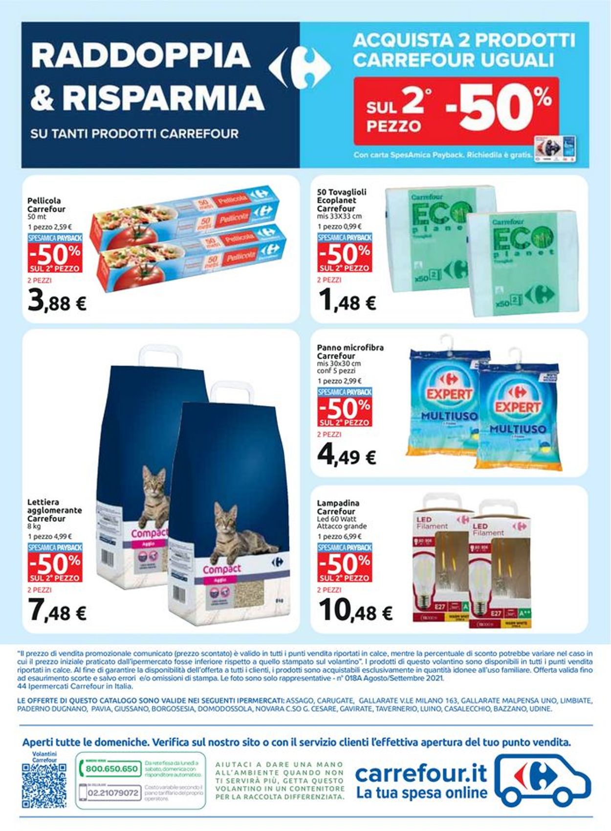 Volantino Carrefour - Offerte 27/08-27/09/2021 (Pagina 8)