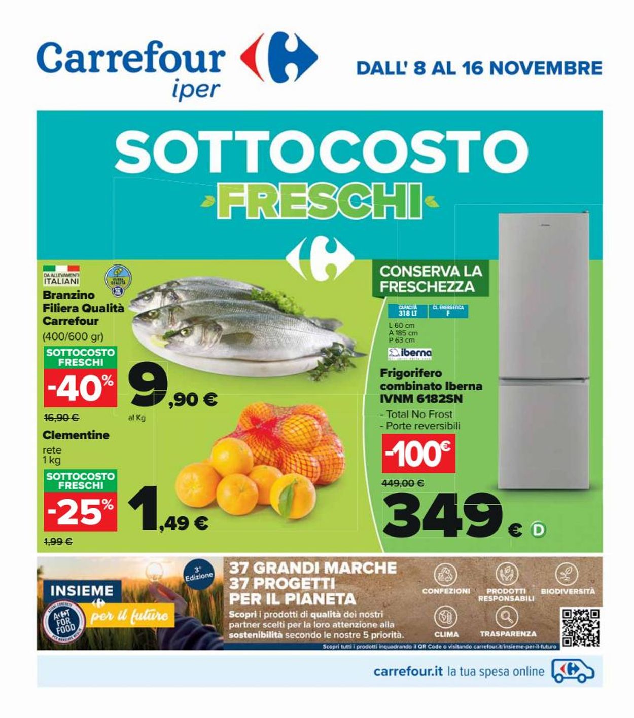 Volantino Carrefour - Black Days 2021 - Offerte 08/11-16/11/2021
