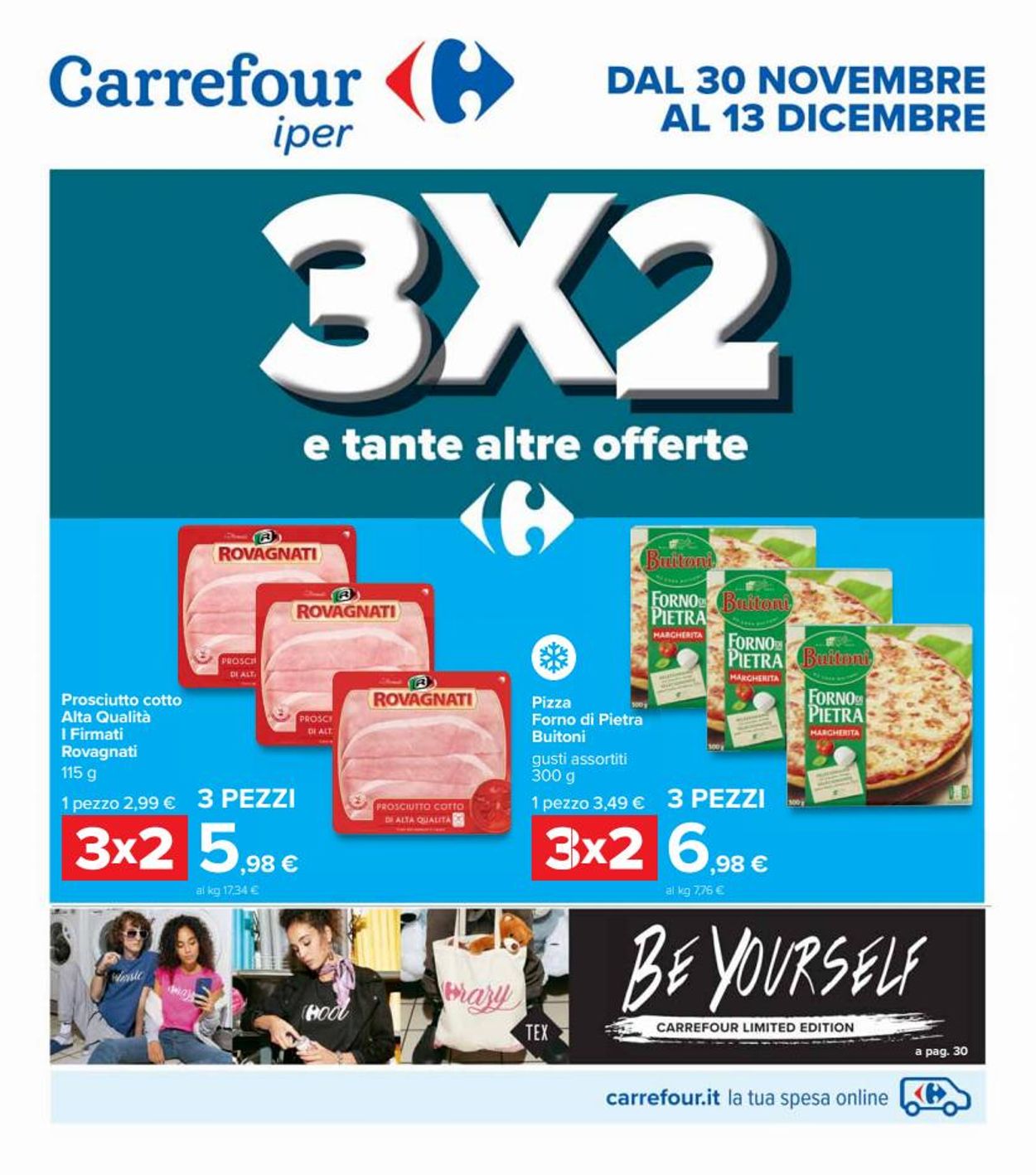 Volantino Carrefour - Offerte 30/11-13/12/2021