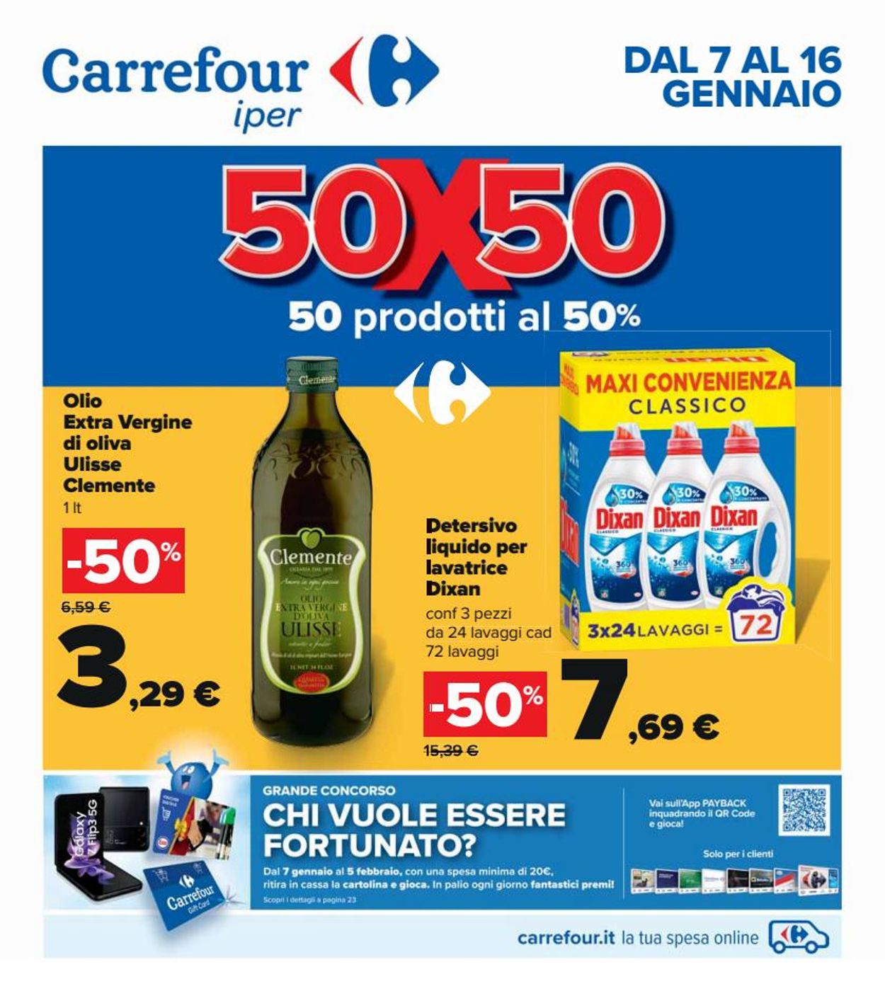 Volantino Carrefour - Offerte 07/01-16/01/2022