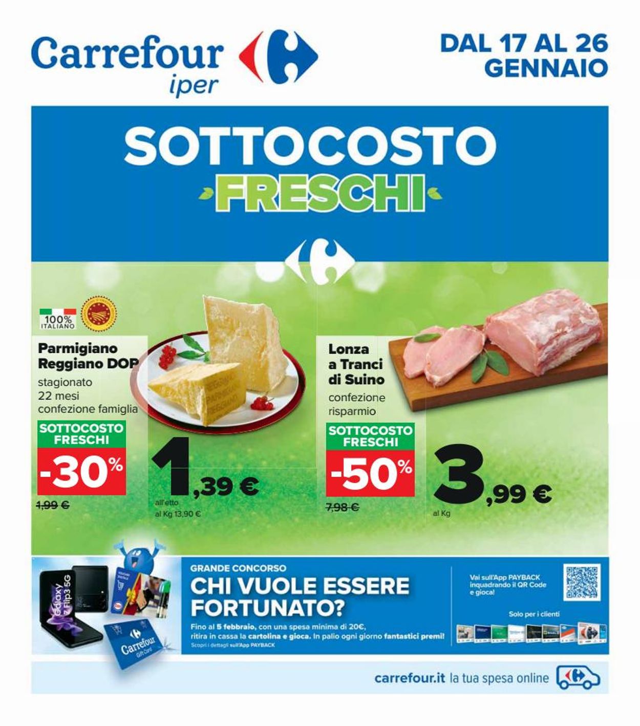 Volantino Carrefour - Offerte 17/01-26/01/2022