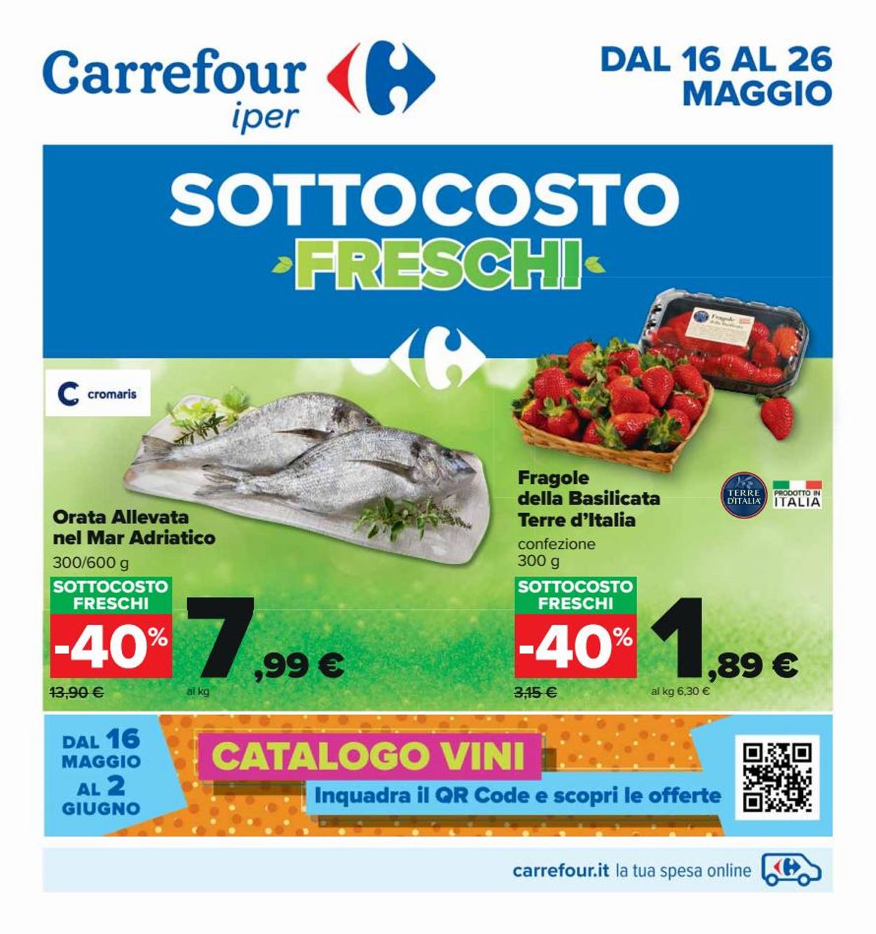 Volantino Carrefour - Offerte 16/05-26/05/2022