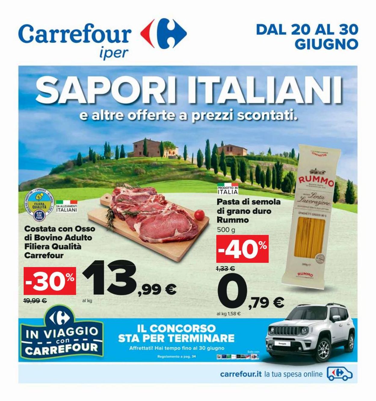 Volantino Carrefour - Offerte 20/06-30/06/2022