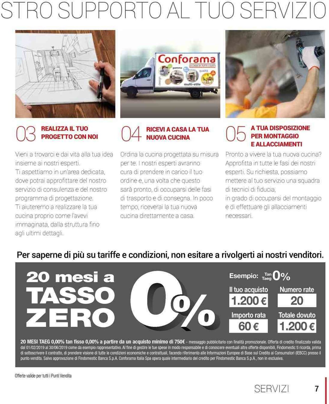 Volantino Conforama - Offerte 01/02-30/06/2019 (Pagina 7)