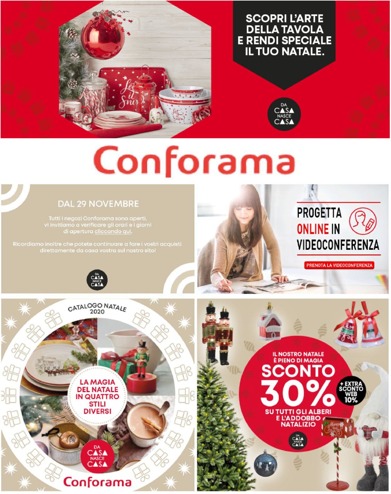 Volantino Conforama - Natale 2020 - Offerte 09/12-15/12/2020