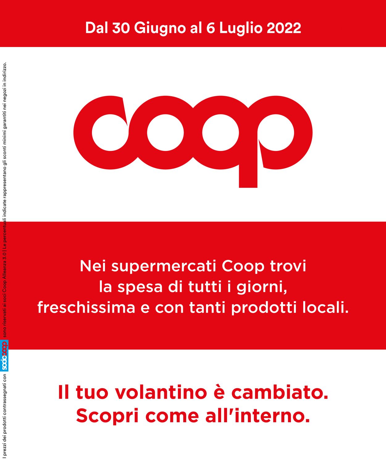 Volantino Coop - Offerte 30/06-06/07/2022
