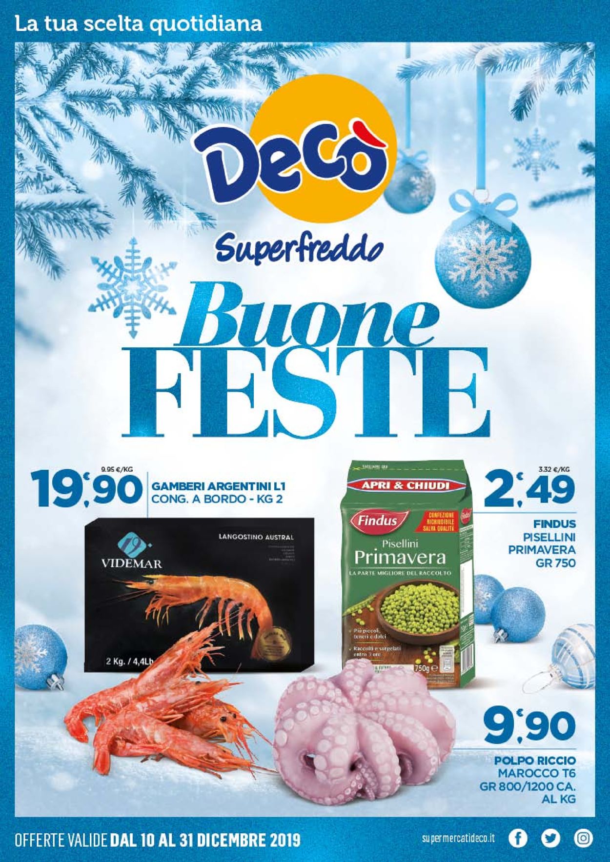 Volantino Il volantino natalizio di Deco - Offerte 10/12-31/12/2019