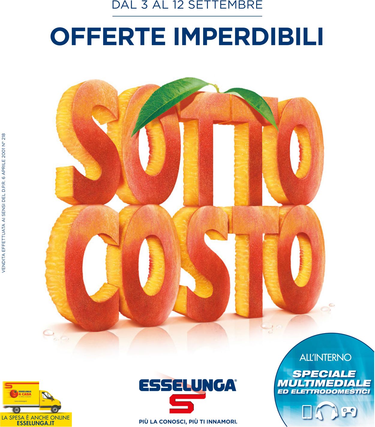 Volantino Esselunga - Offerte 03/09-12/09/2020
