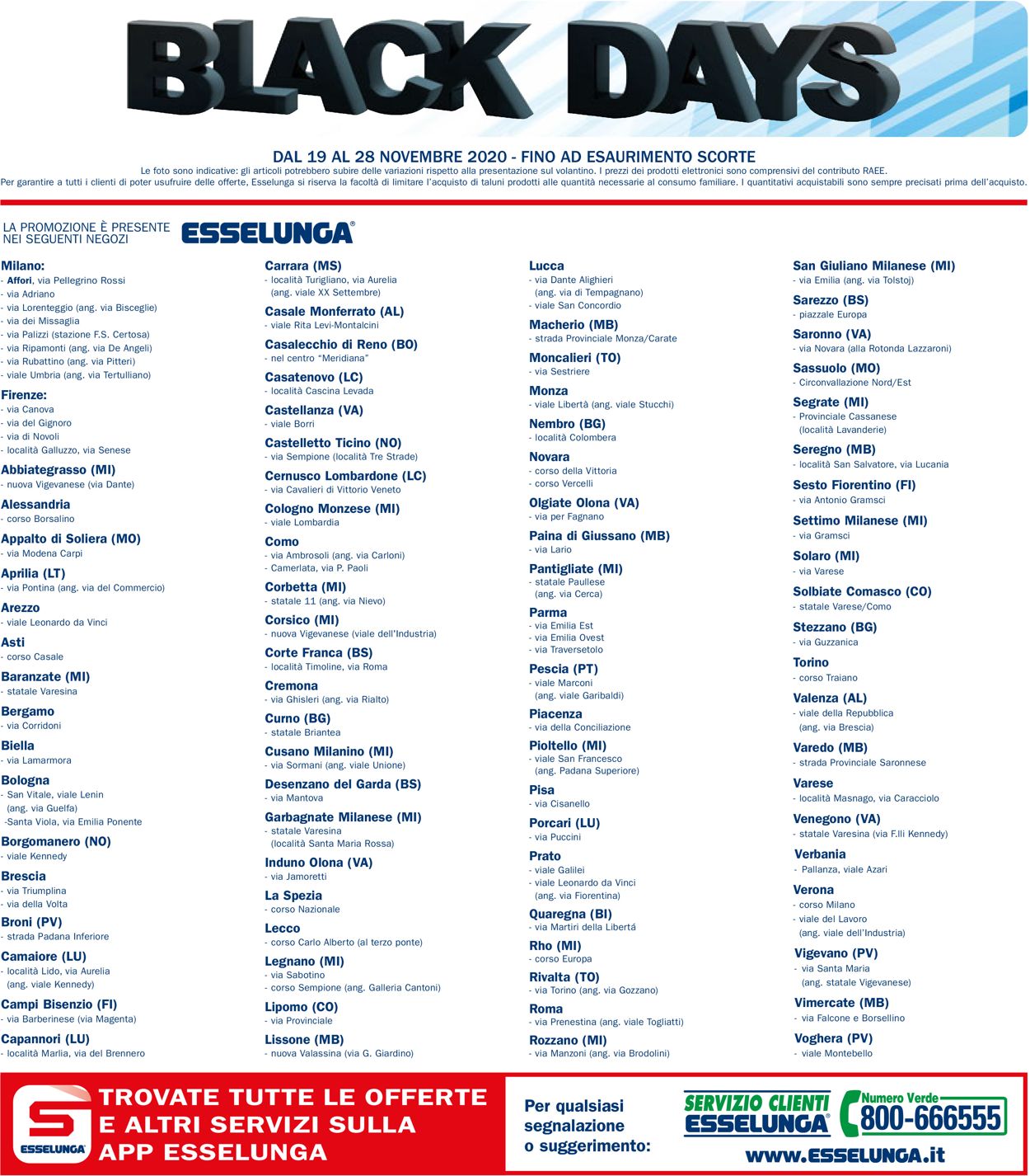 Volantino Esselunga Black Friday 2020 - Offerte 19/11-28/11/2020 (Pagina 10)