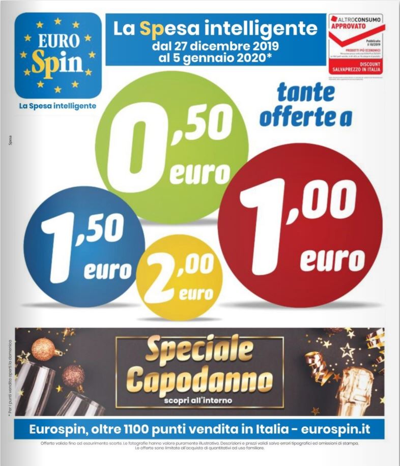 Volantino EURO Spin - Offerte 27/12-05/01/2020